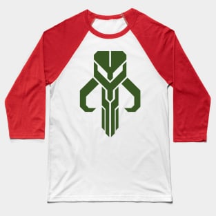 Mythosaur Geometric Emblem Green Baseball T-Shirt